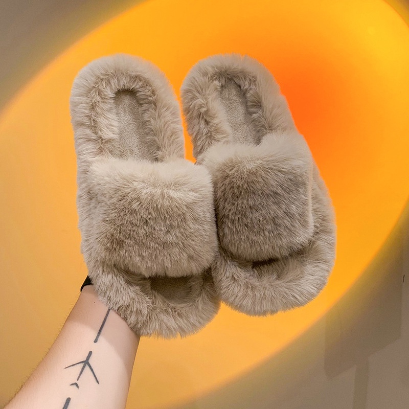 Bán chạyDép Quai Chéo Phủ Lông Dày Dặn Thời Trang Mùa Thu 2022 Cho Nữ Da004