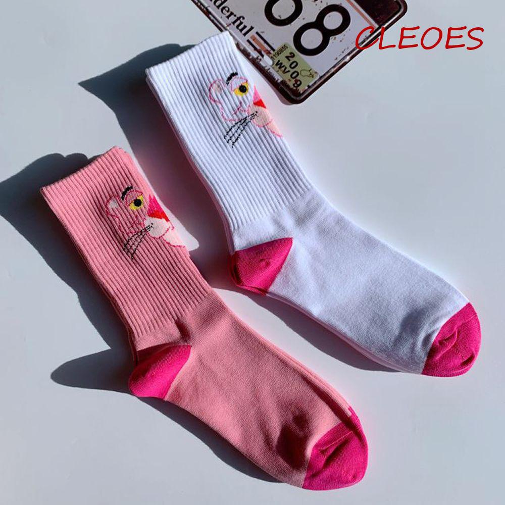 Vớ Cotton Cổ Vừa In Họa Tiết Báo Hồng Thời Trang Cho Bé