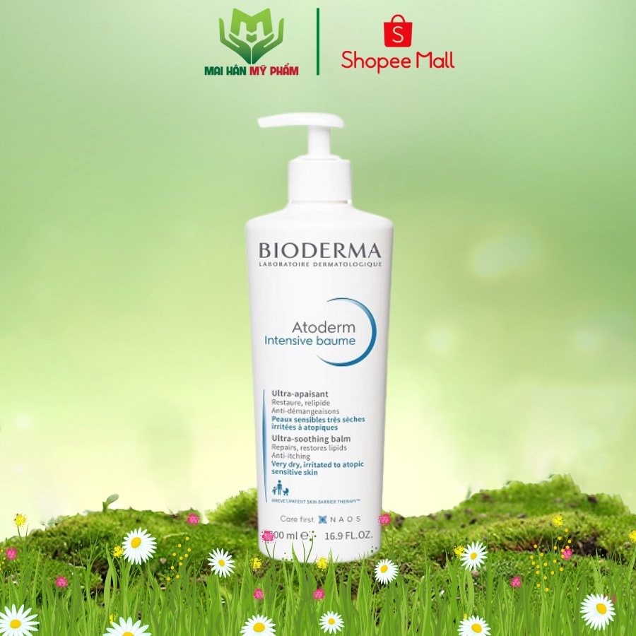 Kem dưỡng ẩm, làm dịu dành cho da khô, nhạy cảm, da chàm dị ứng Bioderma Atoderm Intensive Baume 75ml