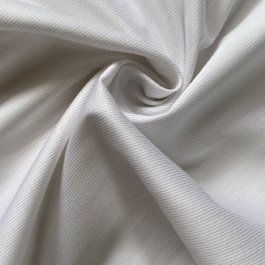 Vải Thô Cotton Gân Trắng Gạo Khổ 1m44 - Co Giãn Nhẹ - May Áo Sơ Mi, Đầm, Váy, Đồ Trẻ Em