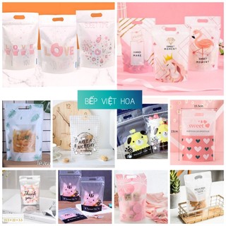 Túi zip đựng bánh kẹo nhiều mẫu ,đựng bánh quy, kẹo nougat, mứt quả