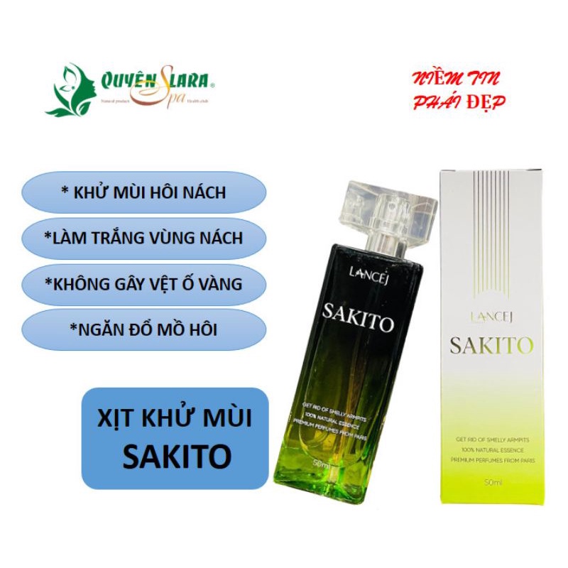 Xịt Khử Mùi Hôi Nách 50ml, Hết Hôi Chân, Thâm Nách, Ngăn Đổ Mồ Hôi, Khô Nách Nhanh, Thơm Suốt 24H - HÀNG CHÍNH HÃNG