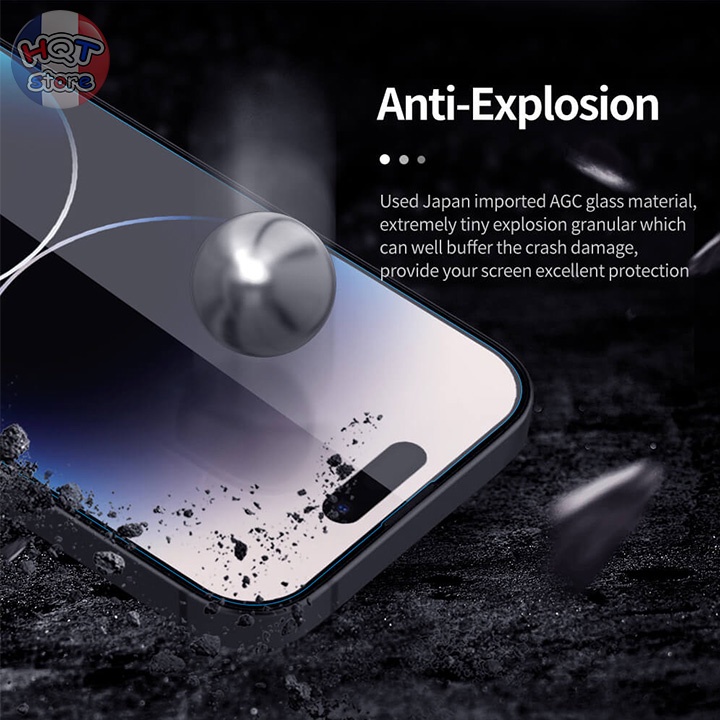 Kính cường lực Nillkin Amazing H+ Pro cho IP 14 Pro Max / 14 Pro Chính Hãng