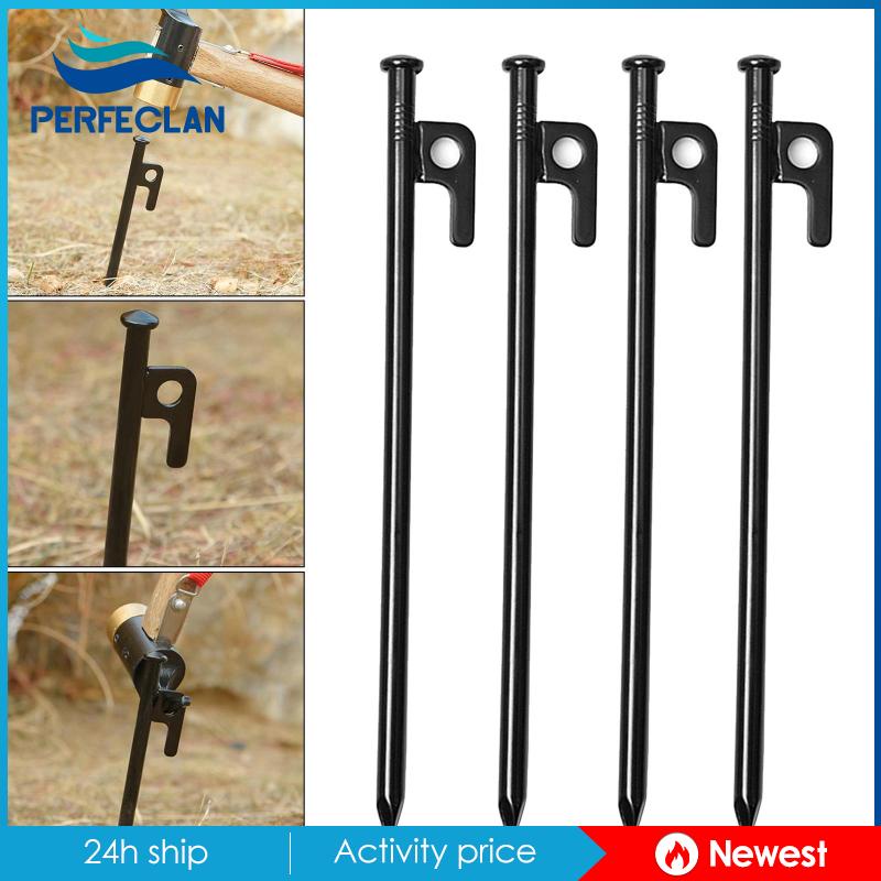 [Perfeclan] Set 4 Cọc Giăng Bằng Nhựa 20cm Dùng Cho Mái Hiên / Mái Hiên Ngoài Trời