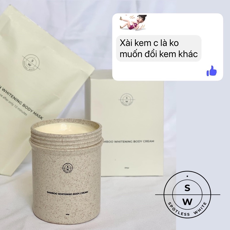 Kem Body Spotless White 2022 (Tặng tắm trắng )