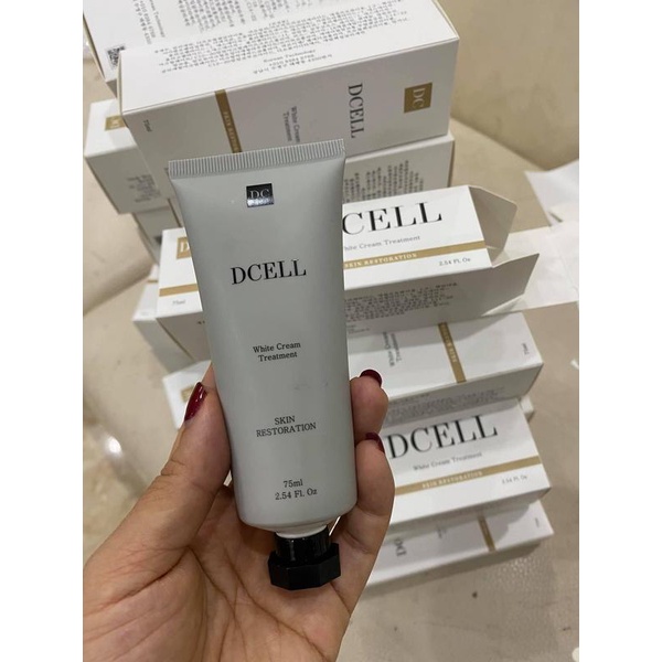 Kem trắng da Dcell white cream treatment chuyên dùng trong Spa