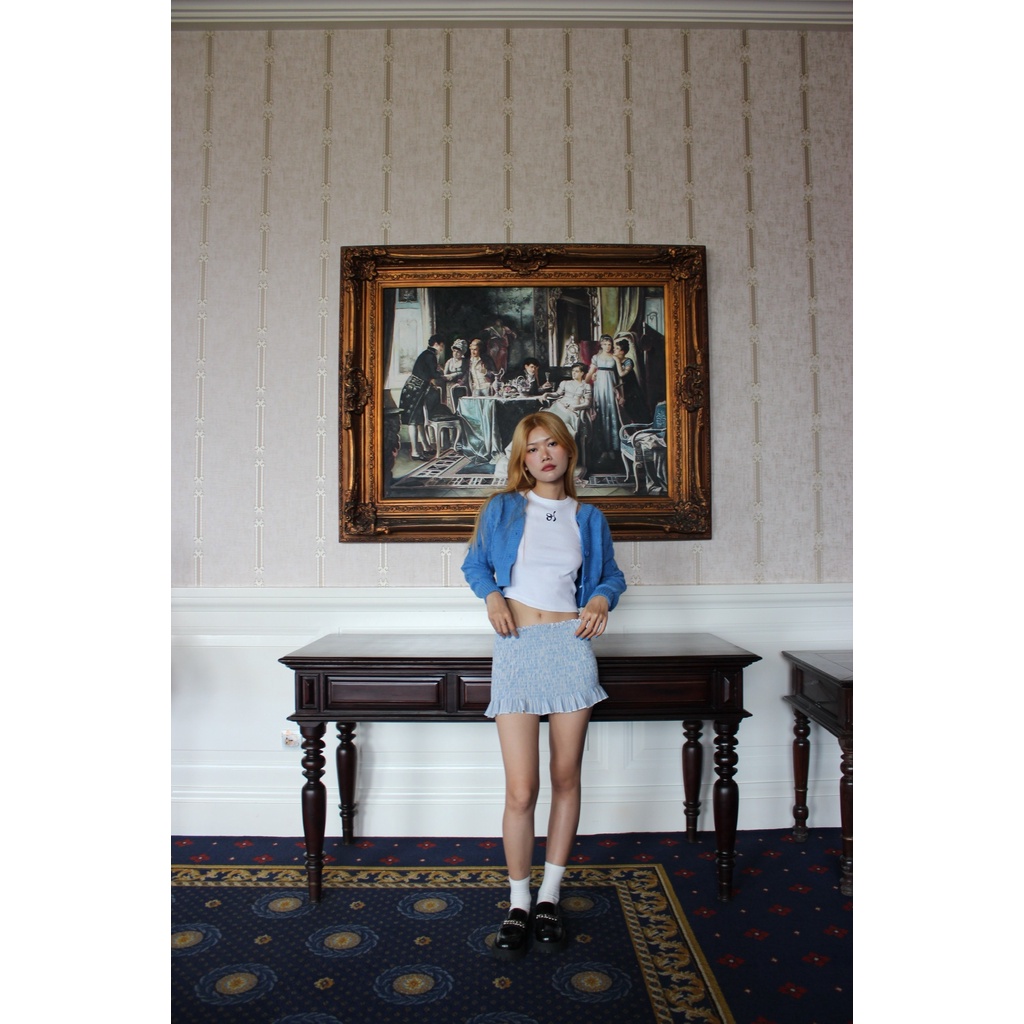 Good Letter H - Áo Len Dáng Cropped - Ehliz Knit Cardigan