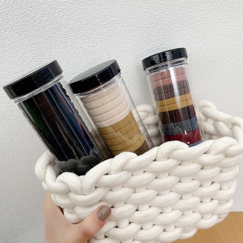 Set 20 Dây Thun Buộc Tóc Co Giãn Phong Cách Hàn Quốc