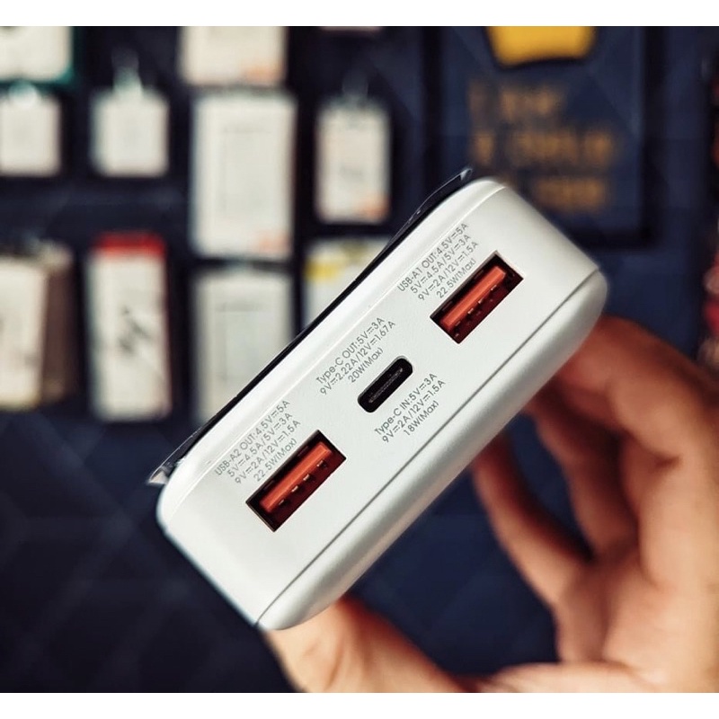 Sạc dự phòng pin dự phòng 20000ma remax đầy đủ đầu ra vào các dòng máy hiện tại trên thị trường, bảo hành 12 tháng