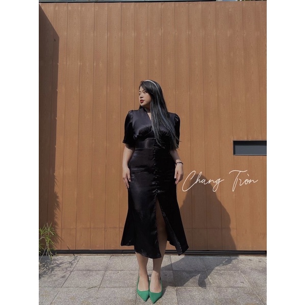 Đầm Tiệc Lụa Bigsize Siêu Tôn Dáng