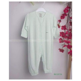 Body dài tay avaler vân tim trơn cho bé