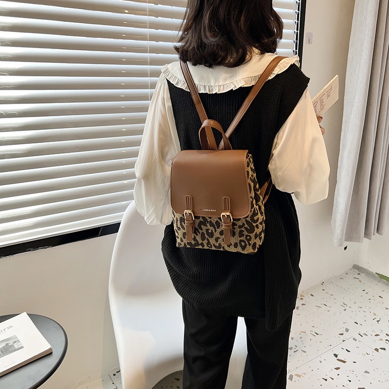 Balo JASMIN NOIR da PU in họa tiết dễ thương cỡ lớn thời trang dành cho nữ