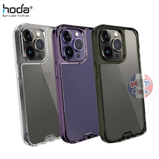 Ốp lưng kính cường lực hoda crystal pro ip 14 pro max / 14 pro chính hãng