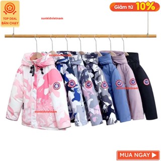 Áo phao chống rét đại hàn trẻ em mới 2023, Áo phao mùa đông cho bé trai và bé gái 3 đến 16 tuổi chất dày ấm áp