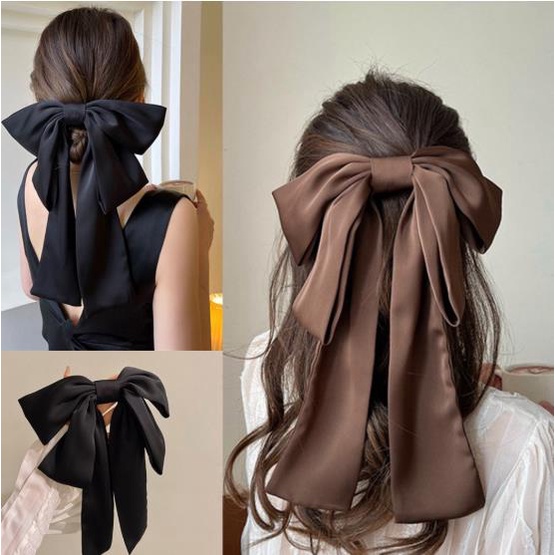 Muse của tôi! Kẹp Tóc Đuôi Ngựa Hình Học Lớn In Họa Tiết Chữ Phong Cách Retro Sáng Bóng Dành Cho Bạn Nữ F001