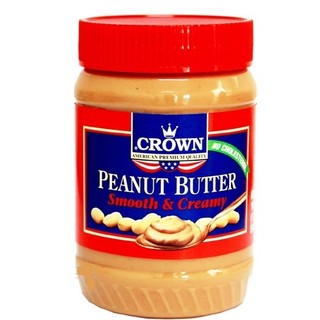 Bơ lạc đậu phộng mịn Smoth Creamy Crown đỏ 510g