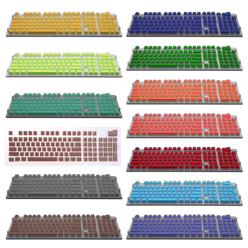 Bàn Phím IOR 108 Phím RGB Hai Màu Trong Mờ Dành Cho Gateron Cherry Kailh