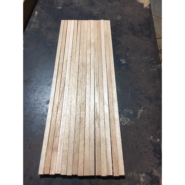 Thanh gỗ xoan, thanh nan gỗ xoan ta bào láng 4 mặt kích thước 1cm - 3cm dài 20 - 120cm