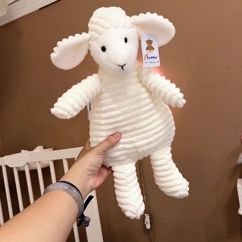Cừu bông, gấu bông hình chú cừu trắng size 40cm cho bé