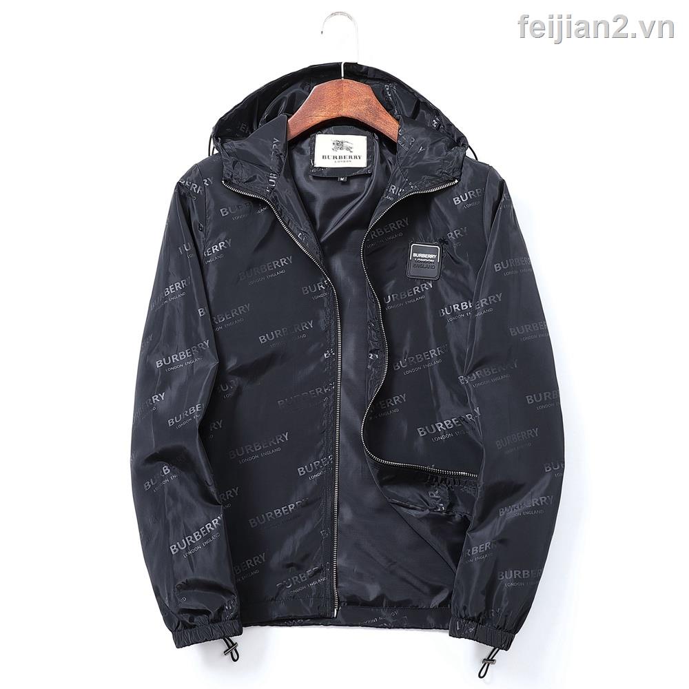 Áo Khoác bomber Có Mũ Trùm Đầu BURBERRI S-XXXL PP115