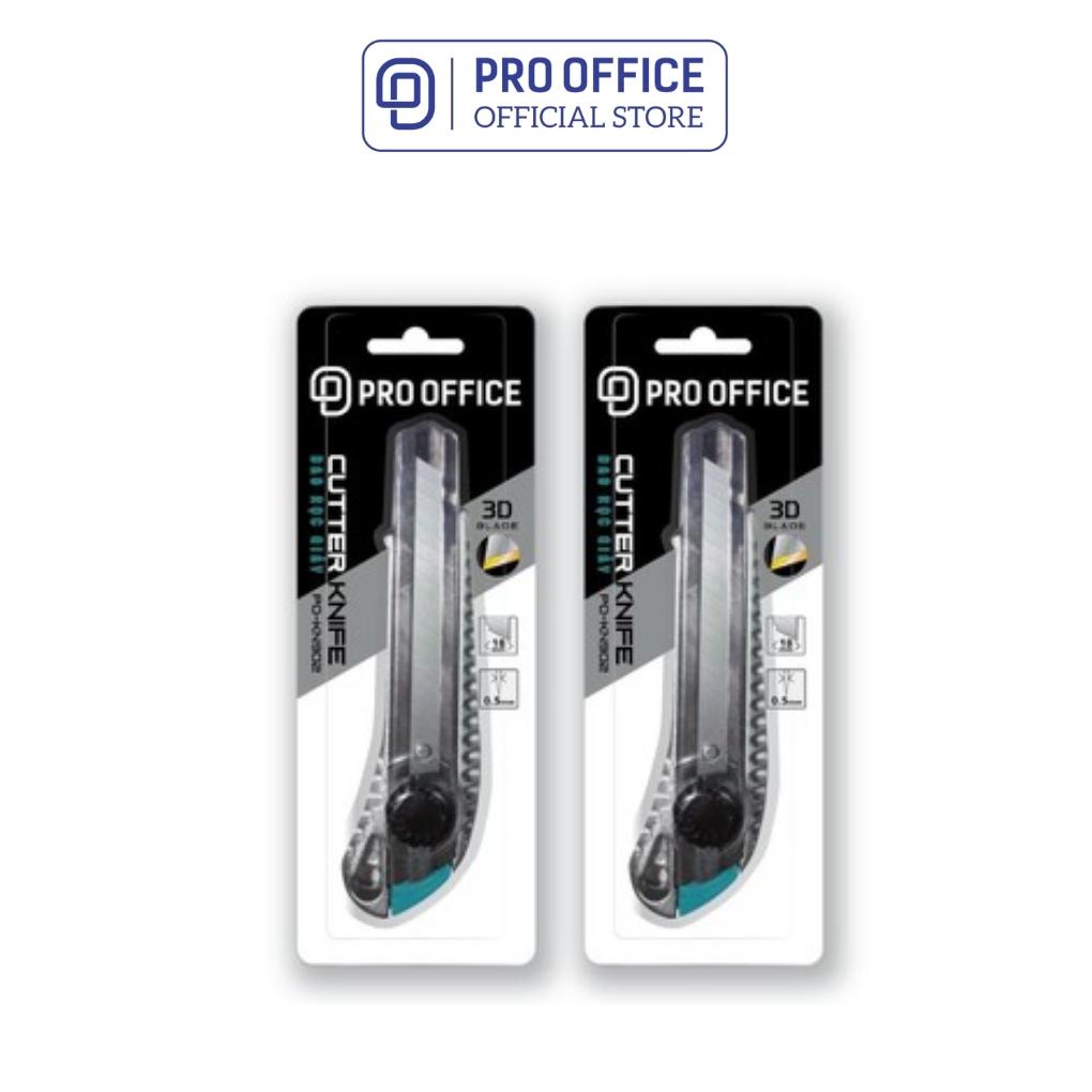 Dao Rọc Giấy PRO OFFICE Làm Từ Chất Liệu Không Gỉ, Thiết Kế Nhỏ Gọn, Tiện Lợi KN901/902