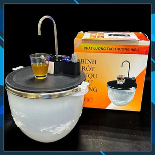 Máy rót rượu tự động zozo - bình rót rượu cảm ứng tự động thông minh