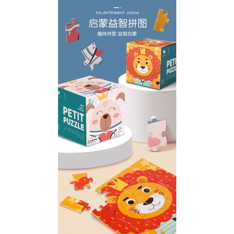 Tranh ghép hình 24 mảnh dành cho bé từ 3 tuổi