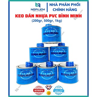 Keo Dán Ống Nhựa PVC BÌNH MINH (200gr, 500gr, 1kg)