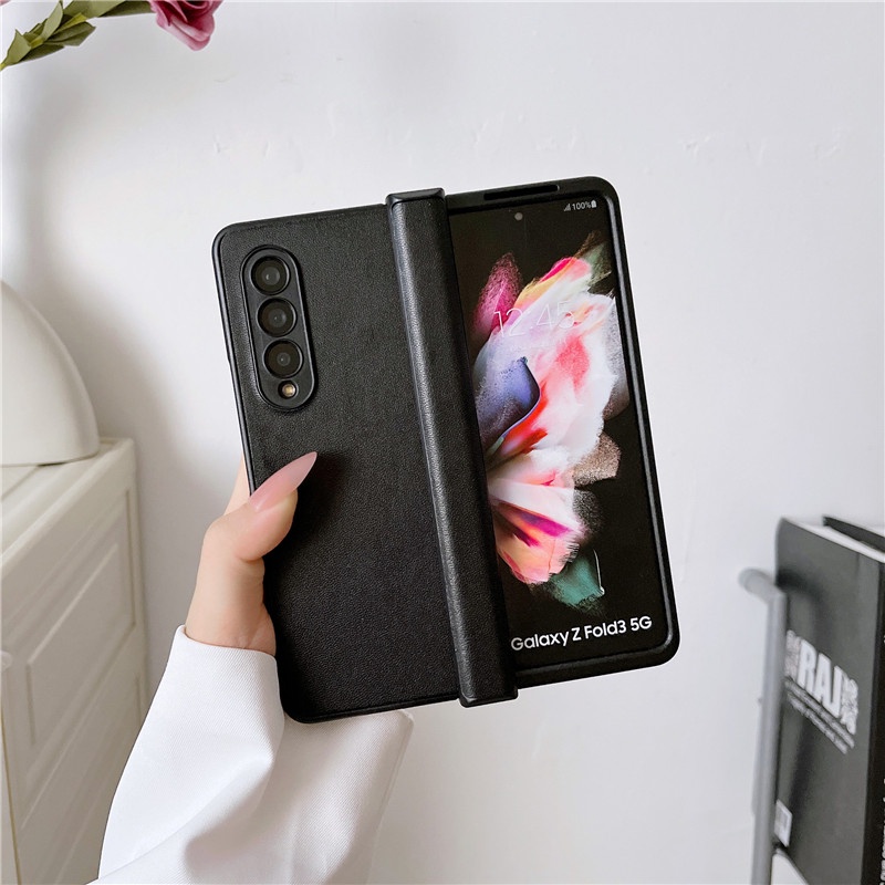 Ốp Điện Thoại Màu Trơn Cho Samsung Galaxy Z Fold 3 4 5G