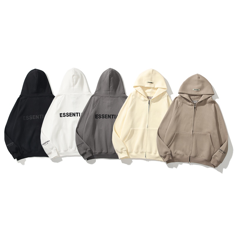 Áo Khoác Cardigan Có Nón Phối Khóa Kéo Dáng Rộng Thời Trang Xuân Thu Cho Cặp Đôi