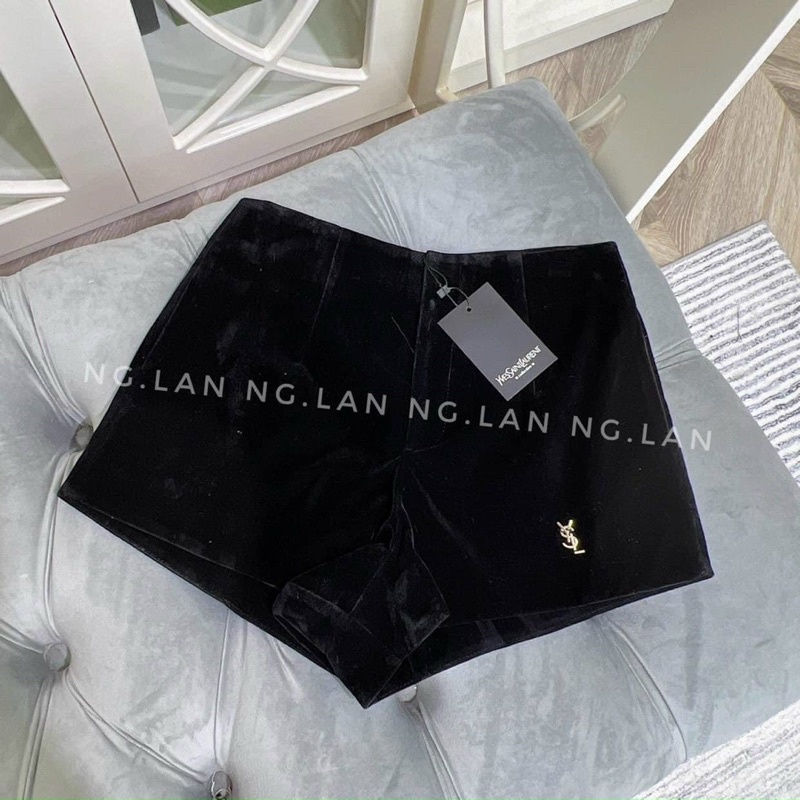 QUẦN SHORT NHUNG 1 KHUY YSLLL CHUẨN TAG HÀNG