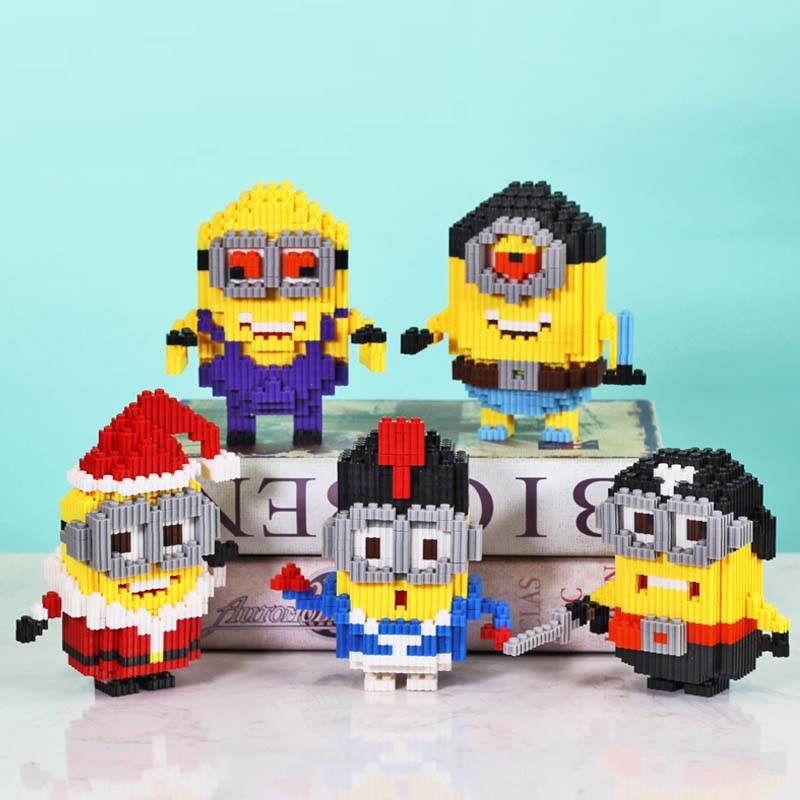 Đồ Chơi Giải Trí Lắp Ráp Mô Hình lle-go Các Nhân Vật Hoạt Hình Minion Đáng Yêu