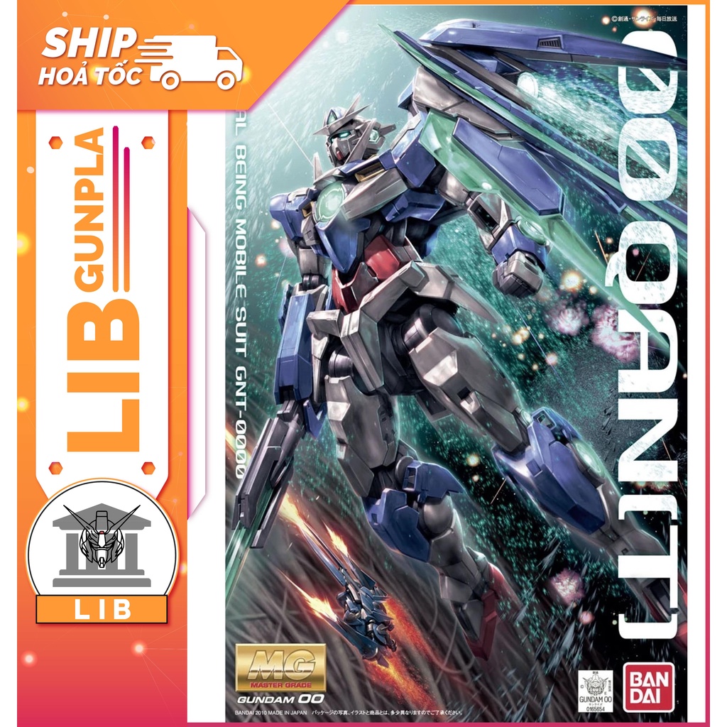 Mô hình lắp ráp Bandai Gundam 00 MG 1/100 QanT / Qan[T] Gundam