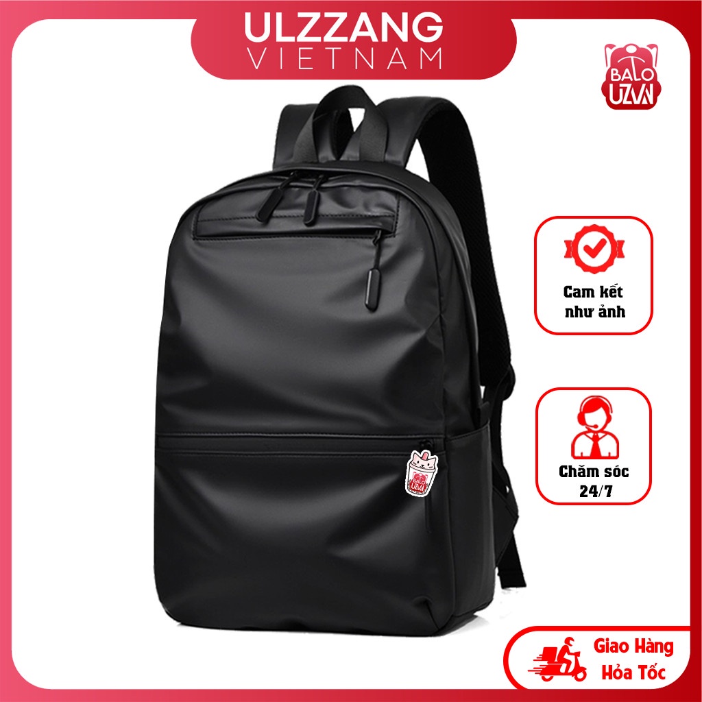Balo đi học nam nữ Ulzzang basic chống nước, cặp sách laptop phong cách Unisex Hàn Quốc dành cho học sinh, sinh viên.