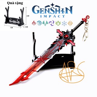 Đường Cùng Của Sói 17-22cm móc khóa mô hình game Genshin impact