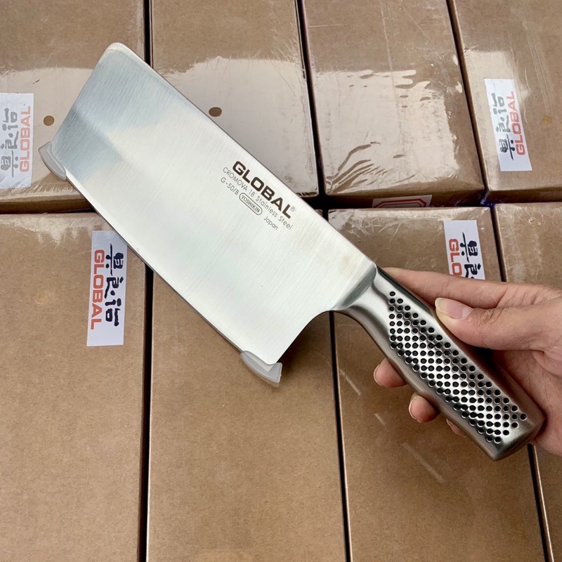Dao Chặt Xương Nhật Bản Kitchen Kinfe Hiệu Global G-70/B Nặng 600gram  Siêu Bền - Gia Dụng Nhật TC