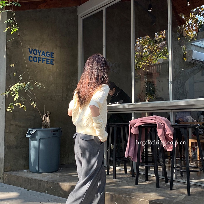 SUXI Áo Sweater Dệt Kim Cổ Vuông Kiểu Vintage Hàn Quốc Thời Trang Mùa Thu Năng Động