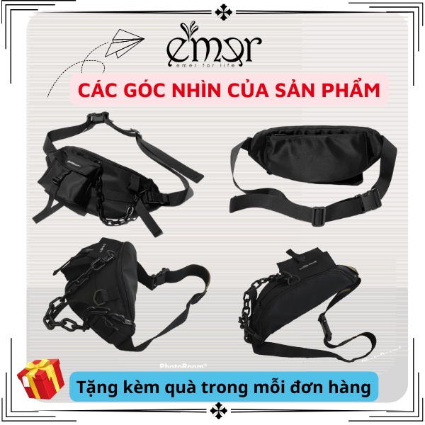 Túi Đeo Chéo Đeo Hông Nam Nữ Balo Cặp Bao Tử Mini Phong Cách Hàn Quốc Dùng Đi Chơi Đi Học, Đi Làm E'MER 301 | BigBuy360 - bigbuy360.vn