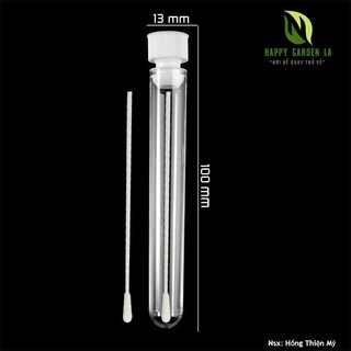 Ống nghiệm 7ml chất liệu nhựa có nắp không nhãn túi 10 cái