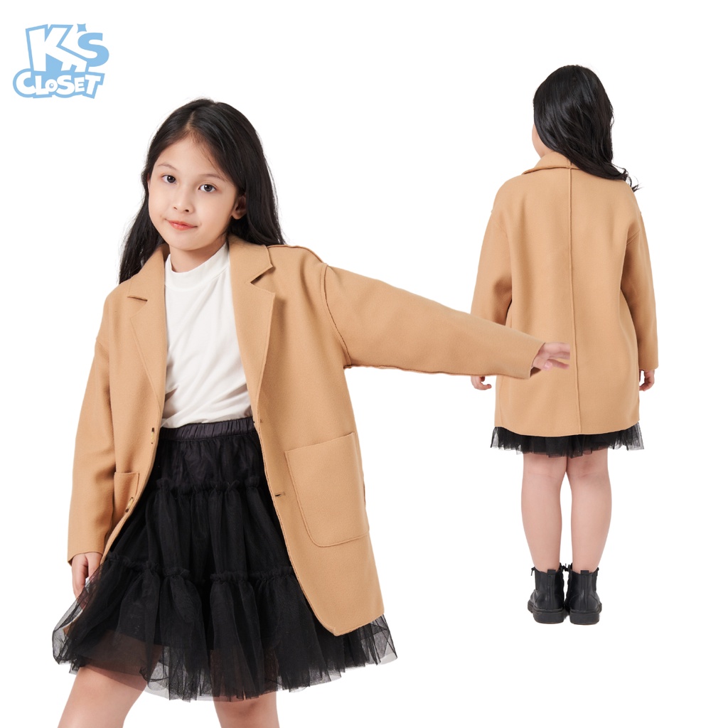 Áo khoác trench coat cho bé trai và bé gái k s closet 2-14 tuổi kt125twf - ảnh sản phẩm 3
