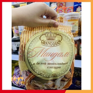 Kẹo Socola Ivan hạnh nhân phủ Socola trắng 450g, 1kg - Nga