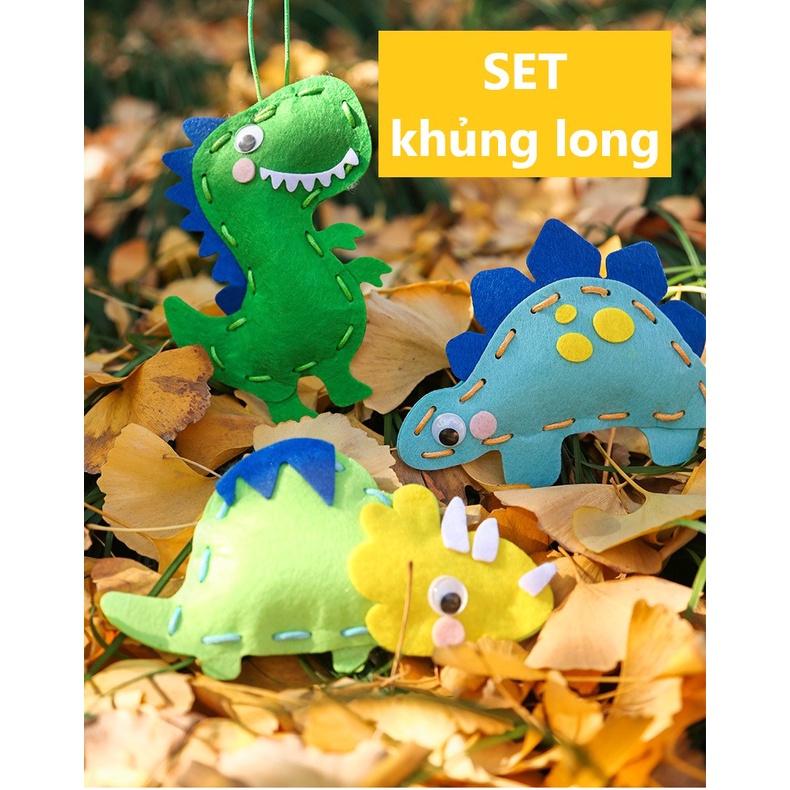 Bộ thủ công bé tự may thú bông toystore FUDAER làm móc trang trí cho bé