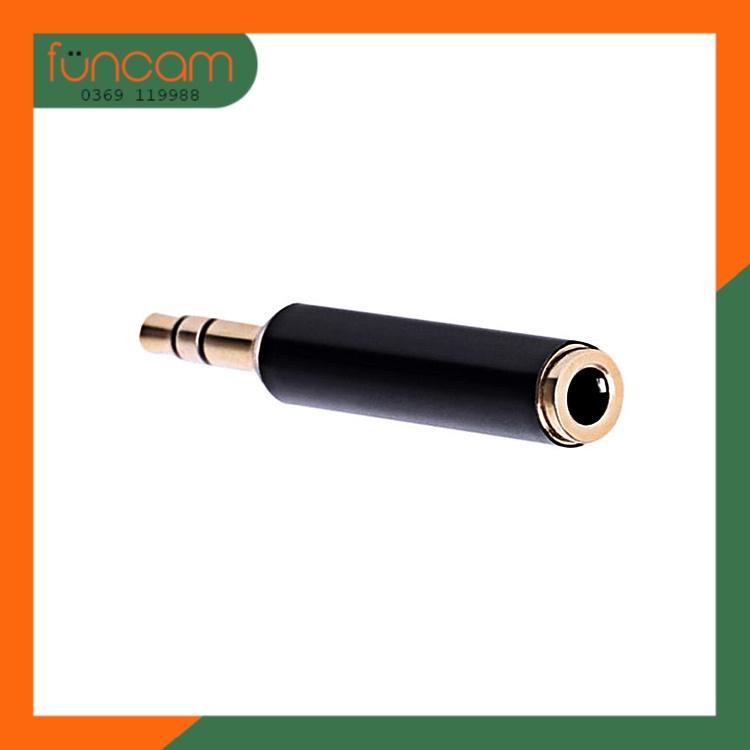 ĐẦU CHUYỂN 3.5MM FEMALE TRRS - MALE TRS