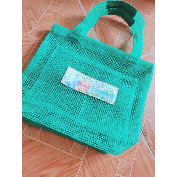 Túi lưới đi chợ giảm nhựa-yêu môi trường
