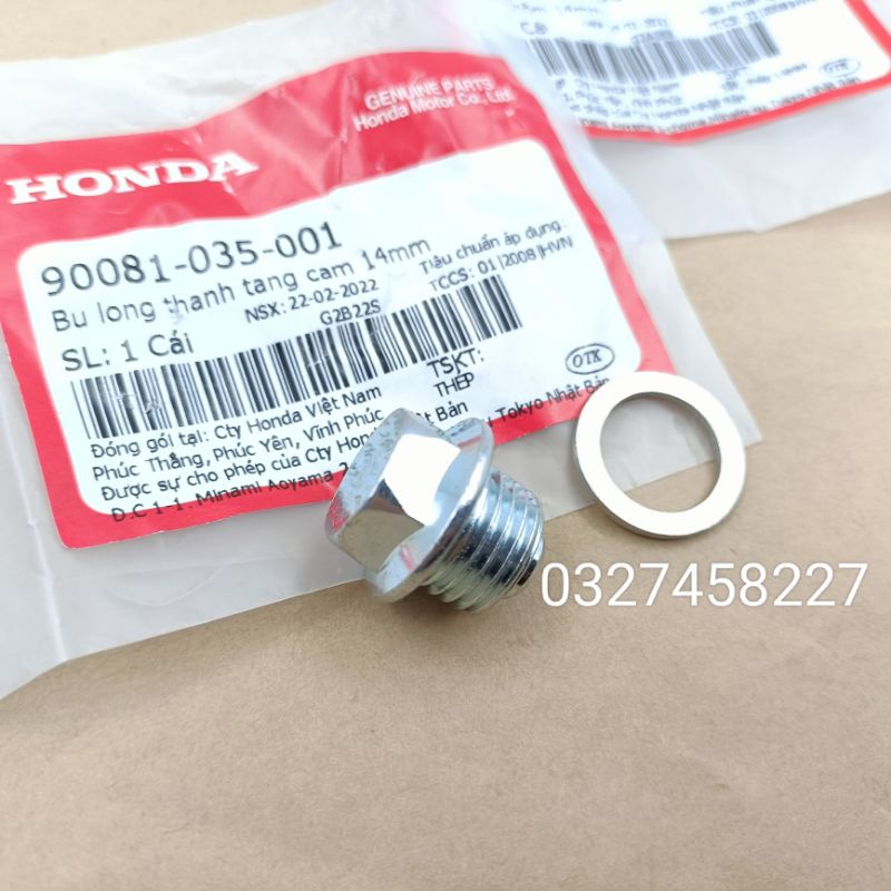 Ốc bu lông tăng sên, xích cam xe DREAM ,WAVE ,FUTURE .... zin honda 14mm