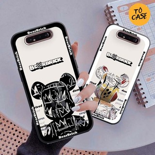 Ốp lưng Samsung A80 họa tiết BE@RBRICK thiết kế trẻ trung đáng yêu , ngộ nghĩnh , chất liệu ốp chống trầy xước