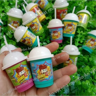 kẹo mút ly trà sữa chấm kẹo nổ