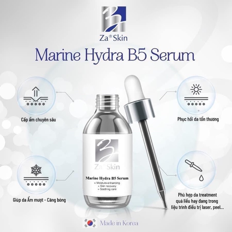 Serum cấp ẩm phục hồi da Zaskin Marine Hydra B5 30ml