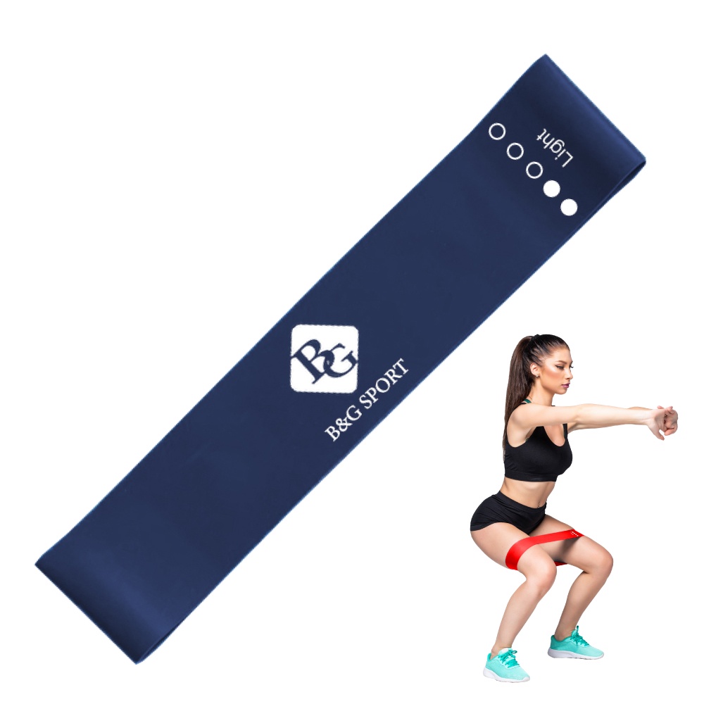 professionall.gym19 -Dây MiniBand, Dây Đàn Hồi Kháng Lực Tập Cơ Mông Đùi XANH BIỂN (M) 6-9KG