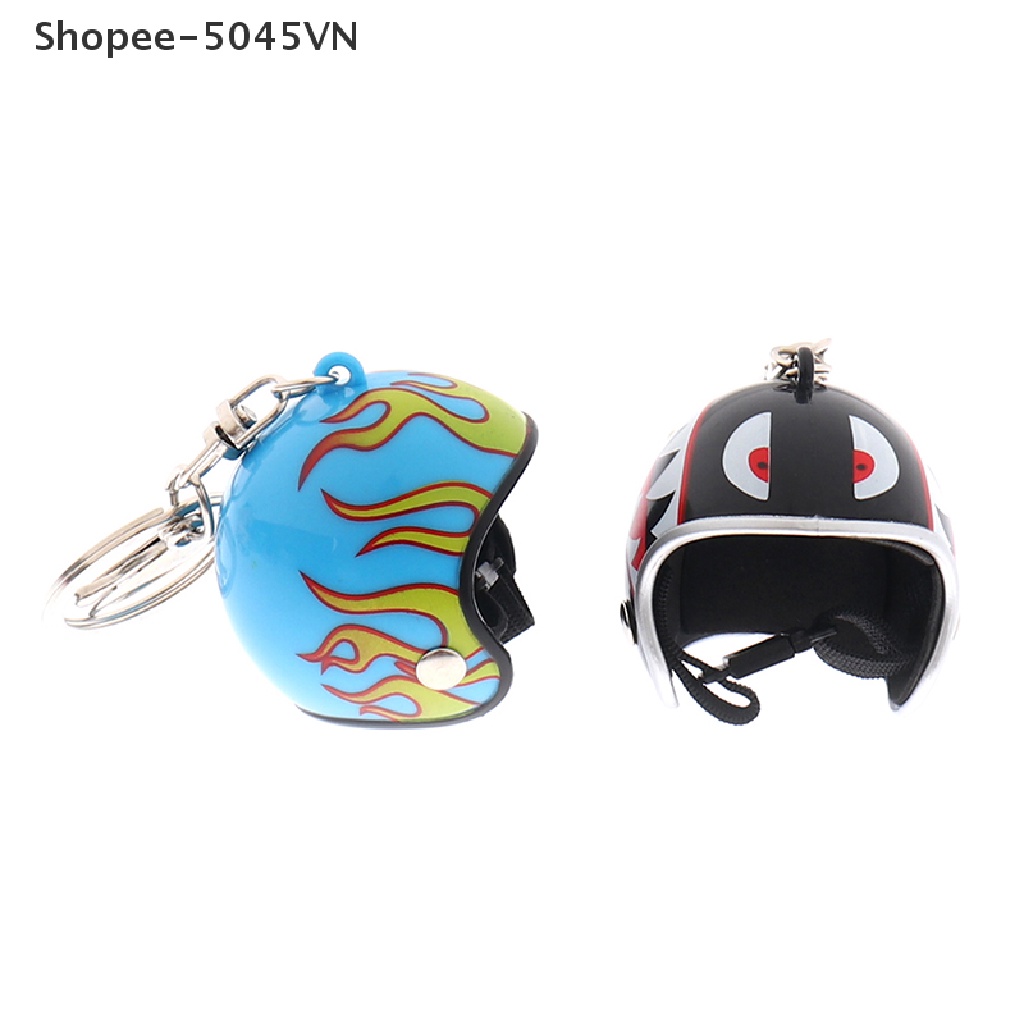 Móc Khóa Hình Nón Bảo Hiểm Xe Máy Độc Đáo